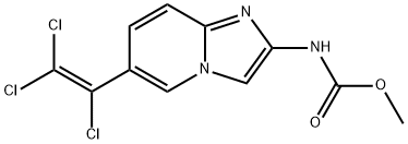 methyl 6-(1,2,2-trichloroethenyl)imidazo(1,2-a)pyridine-2-carbamate|