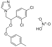 1-(2-(2,4-Dichlorophenyl)-2-((4-methylphenoxy)methoxy)ethyl)-1H-imidaz ole nitrate Structure