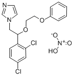 1-(2-(2,4-Dichlorophenyl)-2-(2-phenoxyethoxy)ethyl)-1H-imidazole nitra te Structure