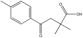 2,2-DIMETHYL-4-(4-METHYLPHENYL)-4-OXOBUTYRIC ACID Structure