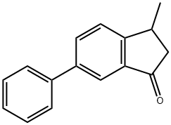 3-甲基-6-苯基-1-茚满酮, 71823-53-5, 结构式