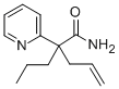 alpha-Allyl-alpha-propyl-2-pyridineacetamide Structure