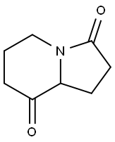 3,8(2H,5H)-Indolizinedione,tetrahydro-(9CI) Structure