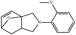 1,3,3a,6,7,7a-Hexahydro-2-(2-methoxyphenyl)-3a,6-epoxy-2H-isoindole Structure