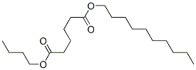 ヘキサン二酸1-ブチル6-デシル 化学構造式