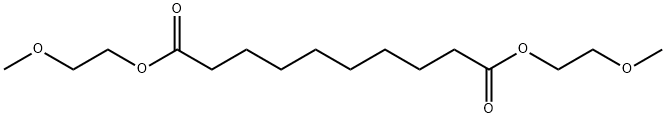 bis(2-methoxyethyl) sebacate Structure