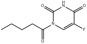 1-バレリル-5-フルオロウラシル 化学構造式