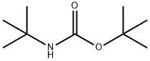 Carbamic acid, (1,1-dimethylethyl)-, 1,1-dimethylethyl ester (9CI) Struktur
