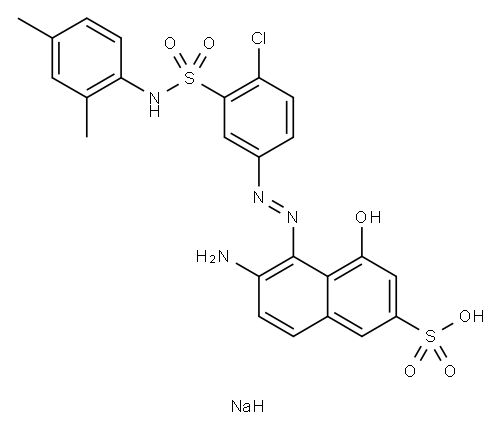 sodium 6-amino-5-[[4-chloro-3-[[(2,4-dimethylphenyl)amino]sulphonyl]phenyl]azo]-4-hydroxynaphthalene-2-sulphonate|酸性红336