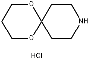 1,5-Dioxa-9-aza-spiro[5.5]undecane, hydrochloride Structure