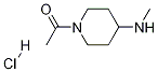 1-(4-(MethylaMino)piperidin-1-yl)ethanone hydrochloride Structure