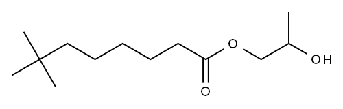 2-hydroxypropyl neodecanoate Structure