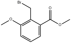 Methyl 2-bromomethyl-3-methoxybenzoate Struktur
