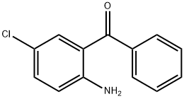 2-アミノ-5-クロロベンゾフェノン 化学構造式