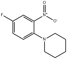 1-(4-FLUORO-2-NITROPHENYL)PIPERIDINE Struktur