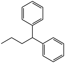 1,1-ジフェニルブタン 化学構造式