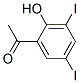1-(2-hydroxy-3,5-diiodophenyl)ethan-1-one Struktur
