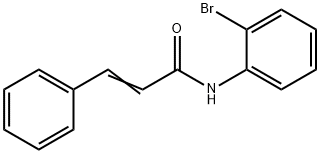 N-(2-BROMOPHENYL)-3-PHENYLPROP-2-ENAMIDE Struktur