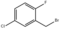 5-クロロ-2-フルオロベンジルブロミド 化学構造式