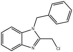 1-BENZYL-2-CHLOROMETHYL-1H-BENZOIMIDAZOLE Structure