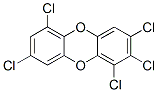 1,2,3,6,8-Pentachlorodibenzo[1,4]dioxin, 71925-16-1, 结构式