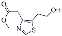 methyl 5-(2-hydroxyethyl)thiazol-4-acetate,71929-24-3,结构式