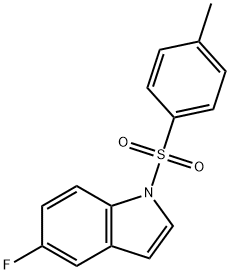 5-fluoro-N-tosylindole Structure