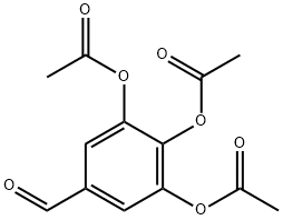 3,4,5-TRIACETOXYBENZALDEHYDE Struktur