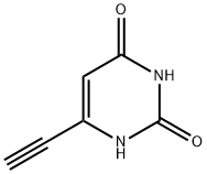 6-エチニル-2,4(1H,3H)-ピリミジンジオン 化学構造式