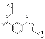 1,3-ベンゼンジカルボン酸ビス(オキシラニルメチル) 化学構造式