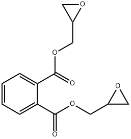1,2-ベンゼンジカルボン酸ビス(オキシラニルメチル) 化学構造式