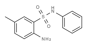 4-amino-N-phenyltoluene-3-sulphonamide 结构式