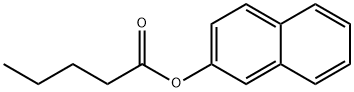 B-NAPHTHYL VALERATE) 化学構造式