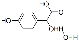 DL-4-HYDROXYMANDELIC ACID MONOHYDRATE Structure