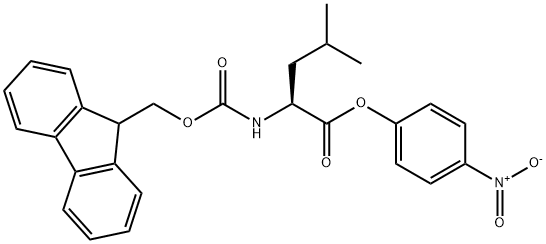 N-芴甲氧羰基-L-亮氨酸 4-硝基苯酯, 71989-25-8, 结构式
