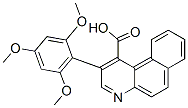 2-(2,4,6-trimethoxyphenyl)benzo[f]quinoline-1-carboxylic acid Structure