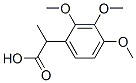 2,3,4-トリメトキシ-α-メチルベンゼン酢酸 化学構造式