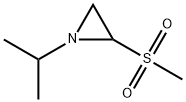 Aziridine, 1-(1-methylethyl)-2-(methylsulfonyl)- (9CI) 化学構造式