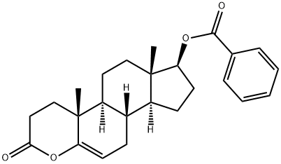 (17β)-17-(Benzoyloxy)-4-oxaandrost-5-en-3-one Structure