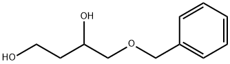 4-ベンジルオキシ-1,3-ブタンジオール 化学構造式