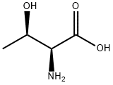L-(-)-トレオニン 化学構造式