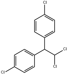 1,1-Bis(4-chlorophenyl)-2,2-dichloroethane Struktur