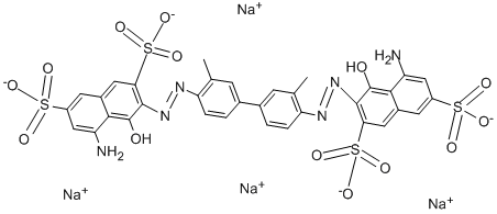 Tetranatrium-3,3'-[(3,3'-dimethyl[1,1'-biphenyl]-4,4'-diyl)bis(azo)]bis[5-amino-4-hydroxynaphthalin-2,7-disulfonat]