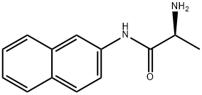 L-丙氨酰-2-萘胺, 720-82-1, 结构式