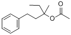 α-乙基-α-甲基苯丙醇乙酸盐,72007-81-9,结构式