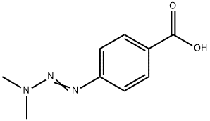1-(4-carboxyphenyl)-3,3-dimethyltriazene Struktur