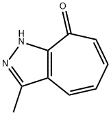 8(1H)-Cycloheptapyrazolone,  3-methyl- Structure