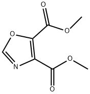 Dimethyl oxazole-4,5-dicarboxy 化学構造式
