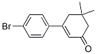 5,5-Dimethyl-3-(4-bromophenyl)-cyclohex-2-en-1-one Structure