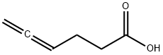 HEXA-4,5-DIENOIC ACID 化学構造式